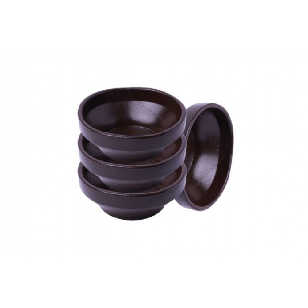 Vulcano Gres - 6 cazuelas sopa castellana de cerámica  15'20x6'2cm
