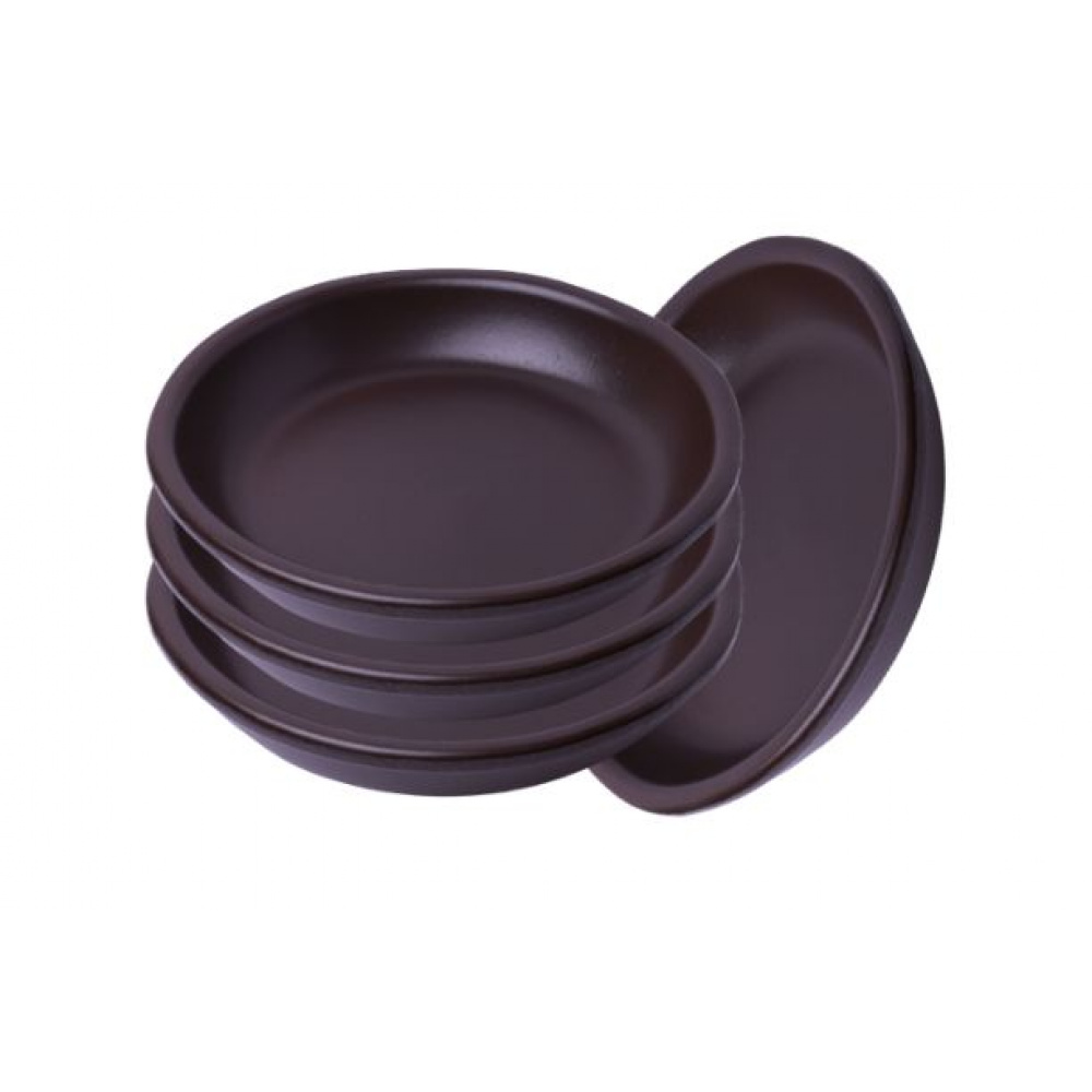 Vulcano Gres - 6 platos arandinos profesionales de cerámica refractaria  26'50x5cm
