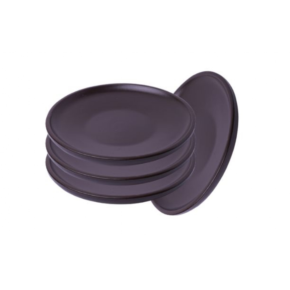 Vulcano Gres - Platos Cóncavos de cerámica refractaria, pack de 6