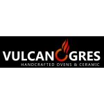 Vulcano Gres - 3 cazuelas redondas de cerámica  28x6'9cm