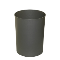 Denox - Papelera de escritorio de 11 litros. Color Metal. Papelera de plástico Papper DENOX