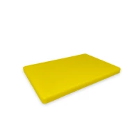 Denox - Tabla de cortar profesional Pequeña (300 x 200 mm) Color amarillo | DENOX