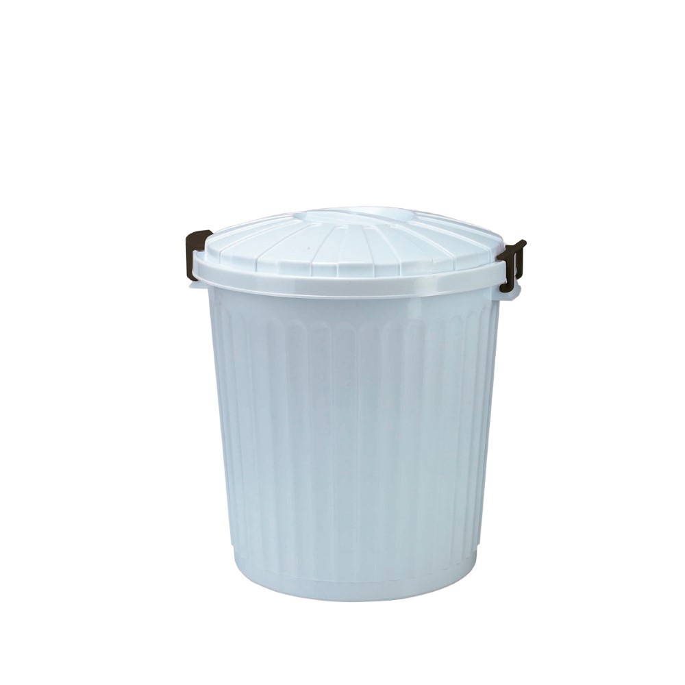 Denox - Cubo de basura  Oscar 23 litros con tapa. Color blanco.