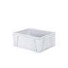Denox - Caja de plástico Norma Europa 400 x 300 x 170 mm | Caja industrial NE 4317 Blanco | DENOX