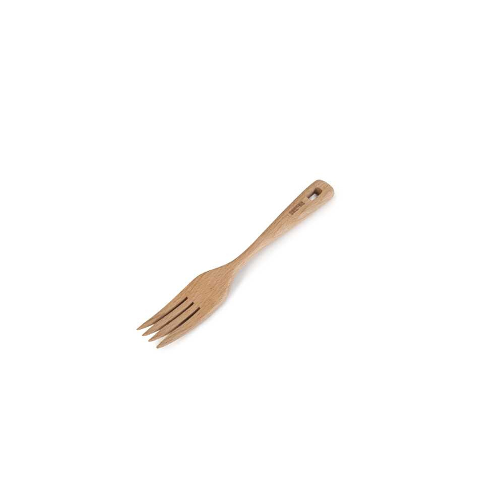 Ibili - tenedor mini madera 15 cm 12 uds