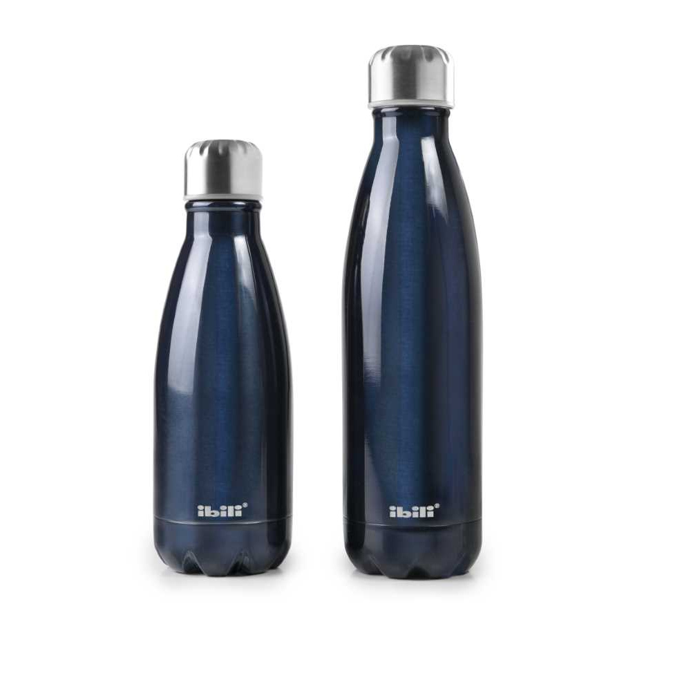 Ibili - botella termo doble pared blue 350 ml 2 uds
