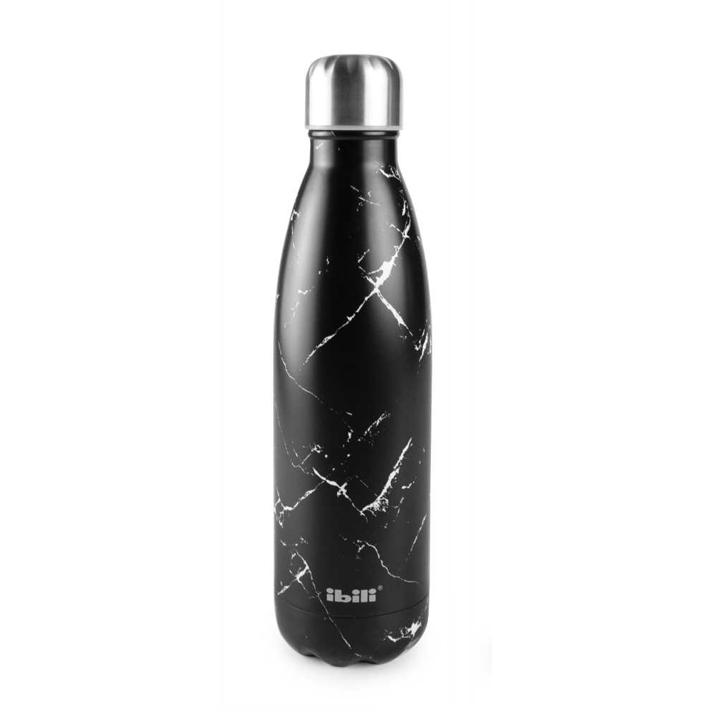Ibili - botella termo black marble 500 2 uds